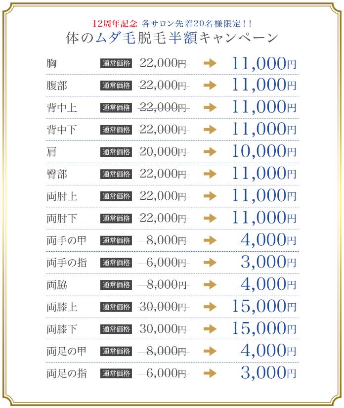 (半額キャンペーン写真)